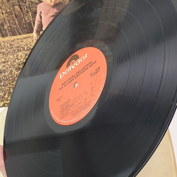 Allman Brothers Band Vinyl Record Brothers Sisters LP CPN 0111 Keel Pressing NM+ - Picture 9 of 10